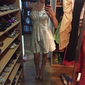 Champagne Karen Millen formal dress